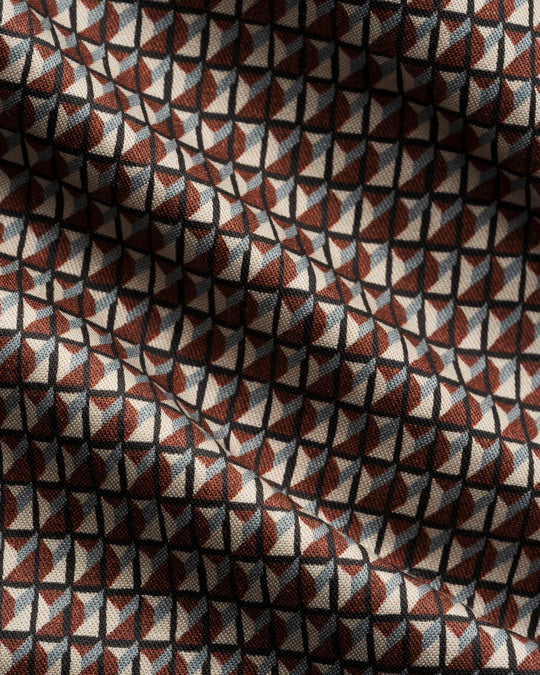 Geometric Signature Twill Shirt - 10001547658