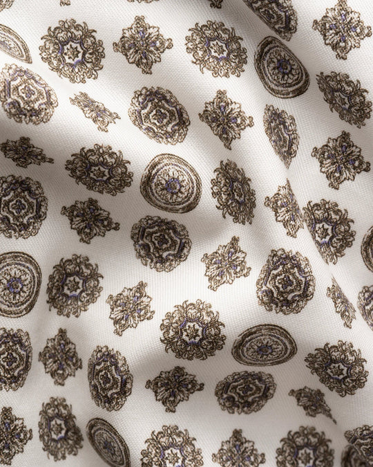 Geometric Signature Twill Shirt - 10001548035