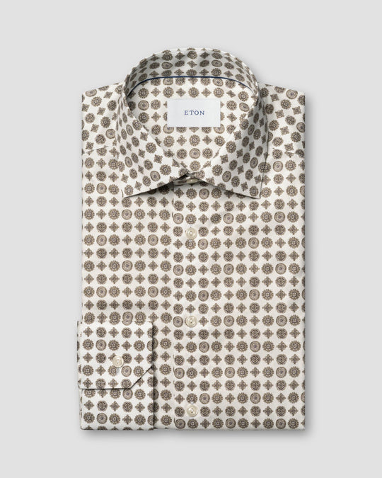 Geometric Signature Twill Shirt - 10001548035