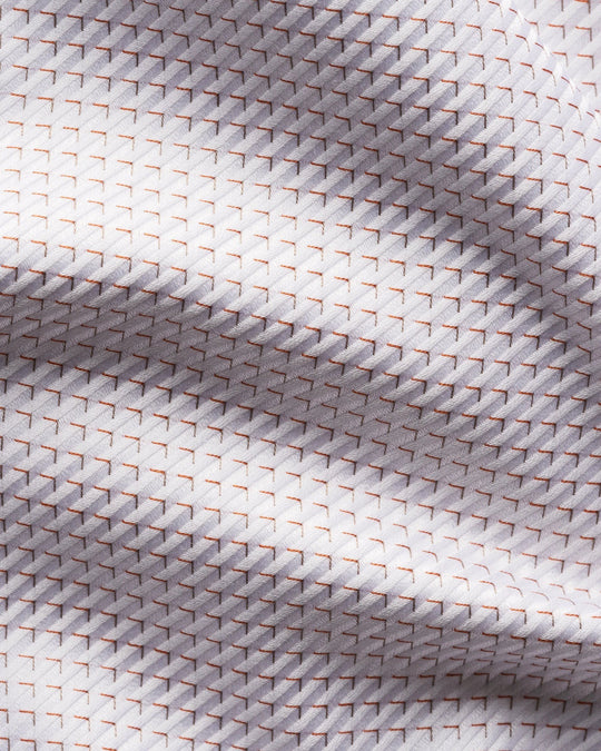 Microternet King Twill Skjorte med kontrast i knapper