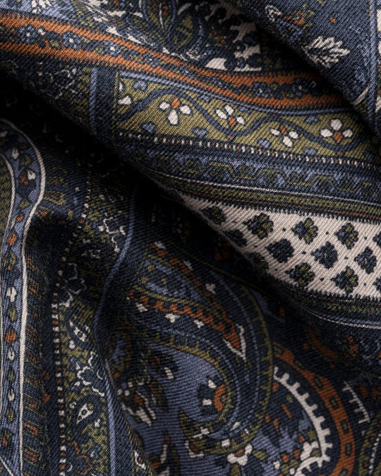Skjorte med Patchwork-Print i Flannel