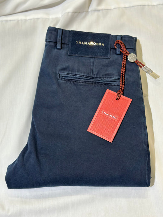 Tramarossa chino ALBERTO i farven Dark Blue