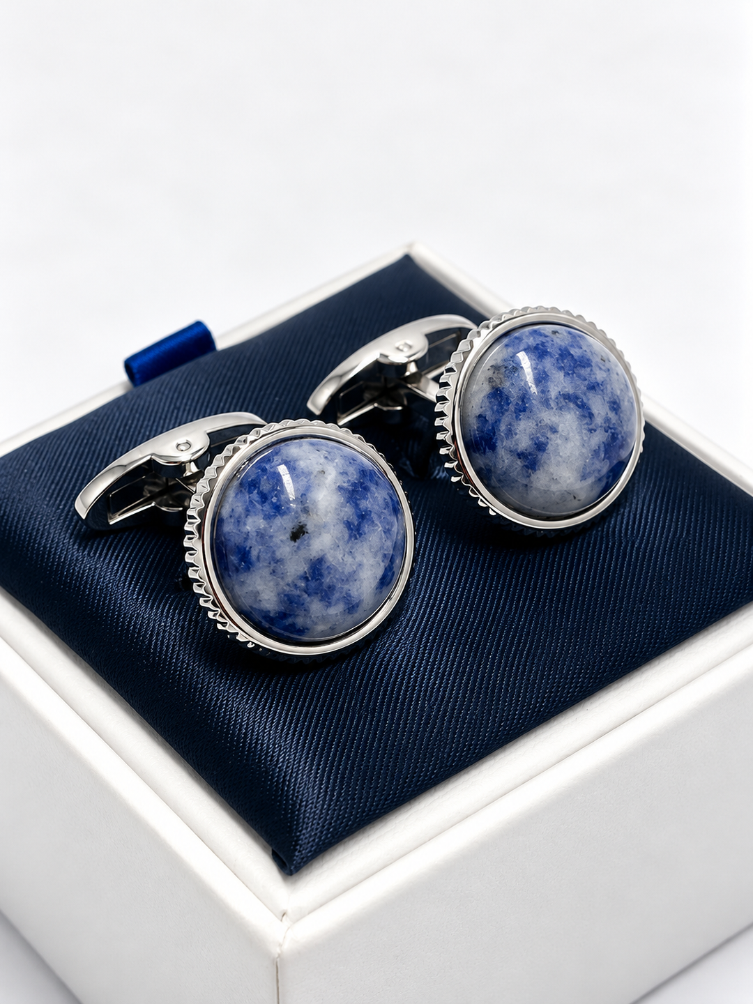 Cufflinks "ROUND ROSE GOLD" in rose gold