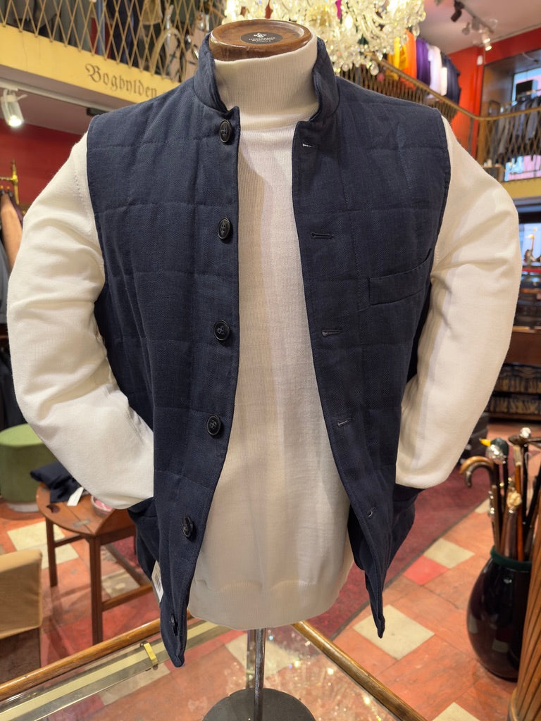 Vest ISAC/Outdoor Kviltet Dark Navy