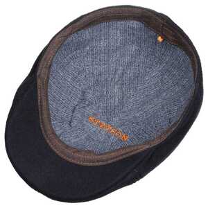 Flatcap i Navy sildeben fra Stetson