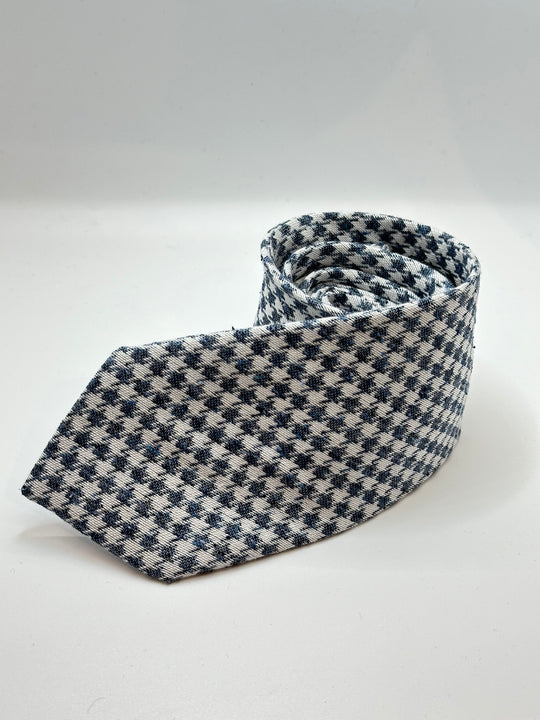 Slips Houndstooth Mørkeblå/Hvid