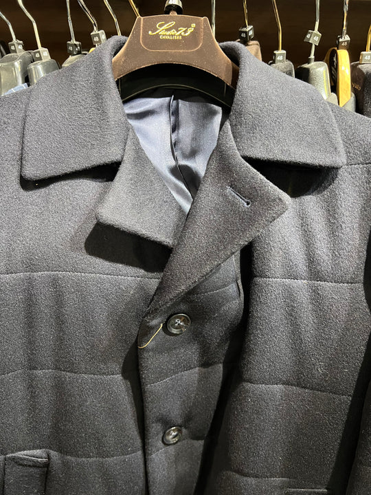 Navy Wool Men's Coat