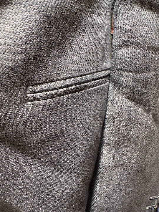 Lysblå dinnerjacket med glimmer og spidsrevers med blå silke