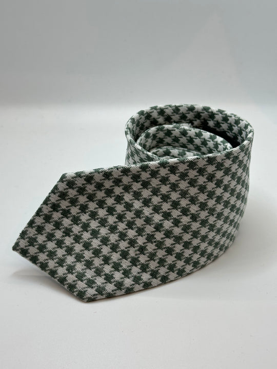 Slips Houndstooth Lysegrøn/hvid