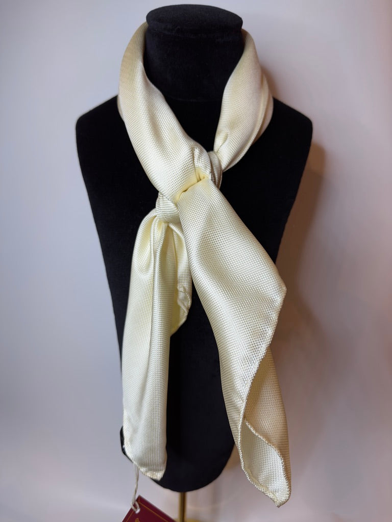 Neckertie ensfarvet Beige