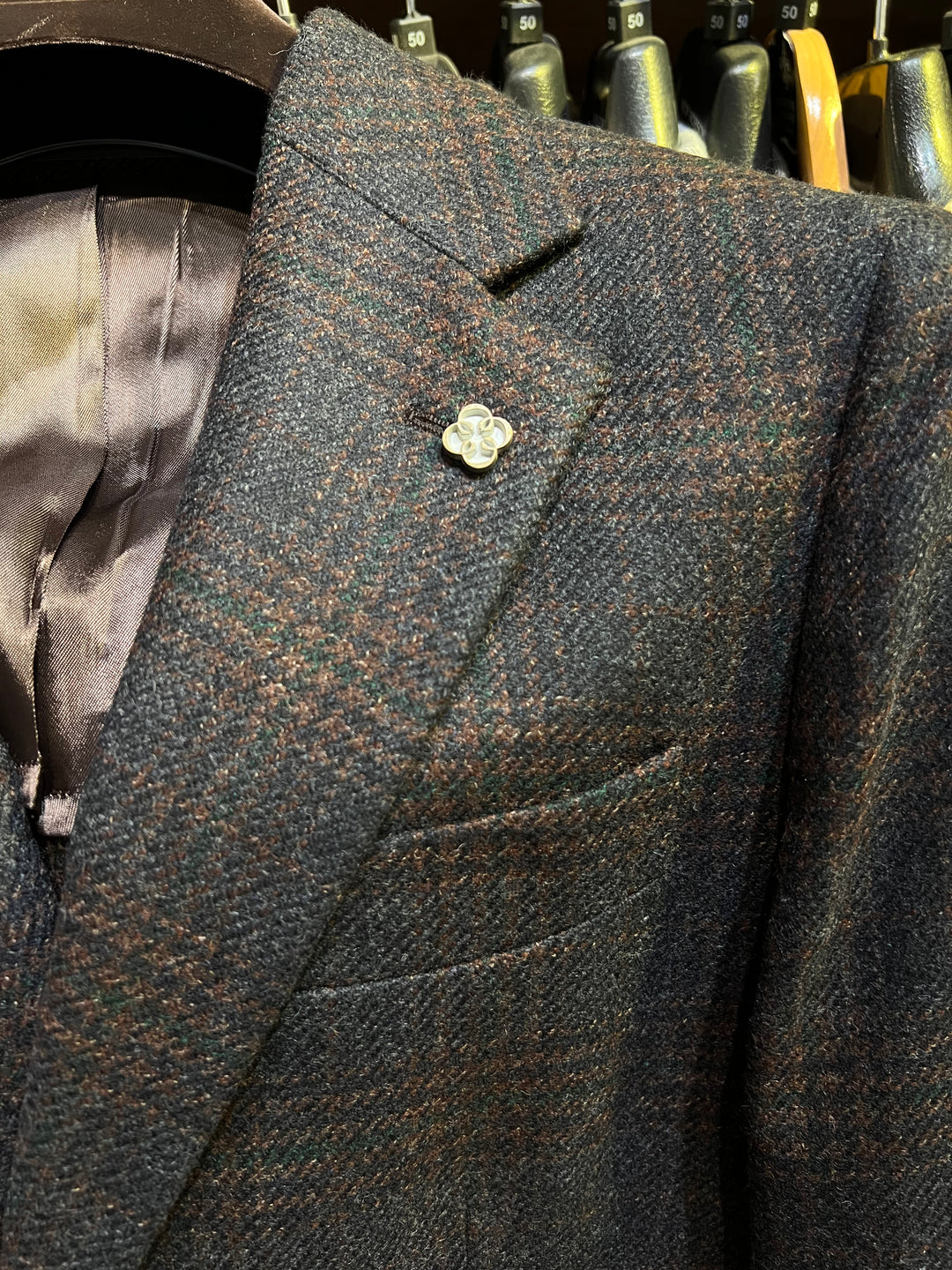 Navy Ternet Herre Blazer