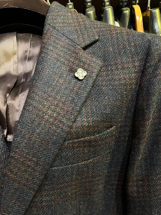 Navy Ternet Herre Blazer