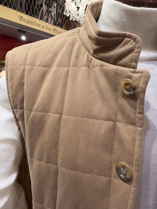 Vest MAXIM outdoor kviltet Beige