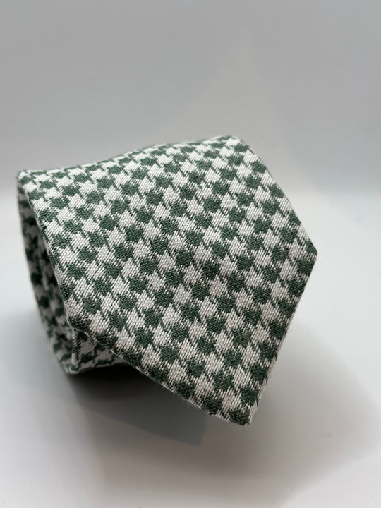 Slips Houndstooth Lysegrøn/hvid