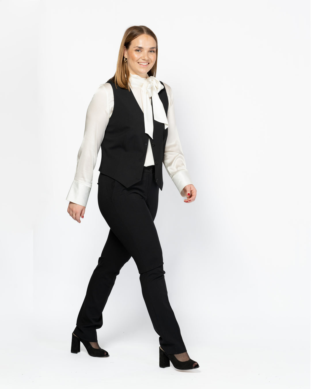 Damebukser SIMONE Sort Classic Fit - CavaliereFEMME