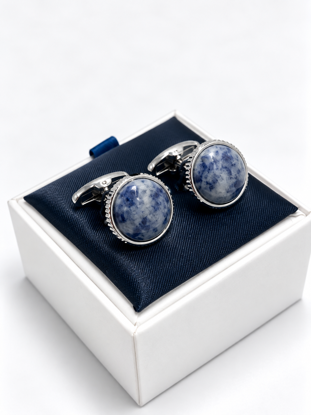 Cufflinks "ROUND ROSE GOLD" in rose gold
