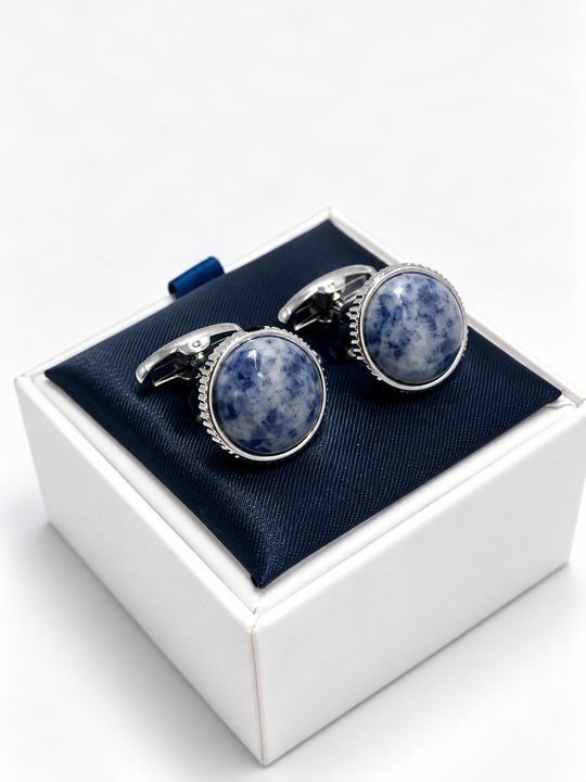 Cufflinks "ROUND ROSE GOLD" in rose gold