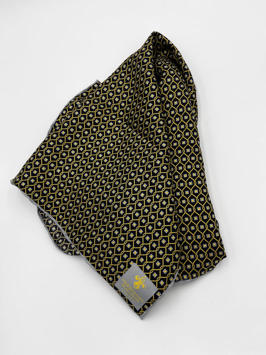 Sort neckertie med kæder