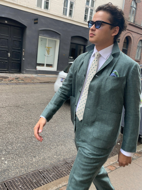Overshirtsuit STEVE/SHELBY - Grøn/Defino