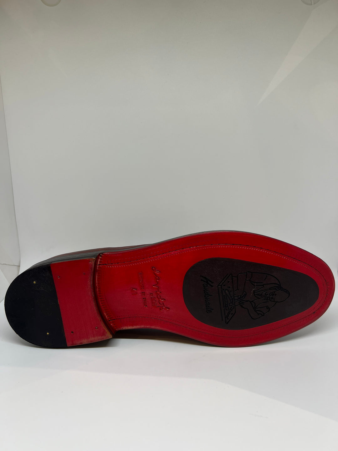 Klassisk cognacfarvet herre-pennyloafer