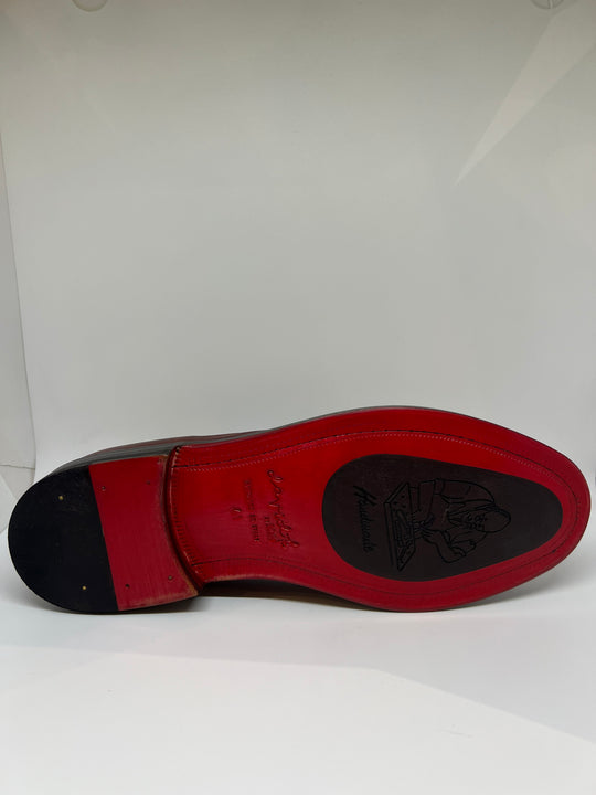 Klassisk cognacfarvet herre-pennyloafer