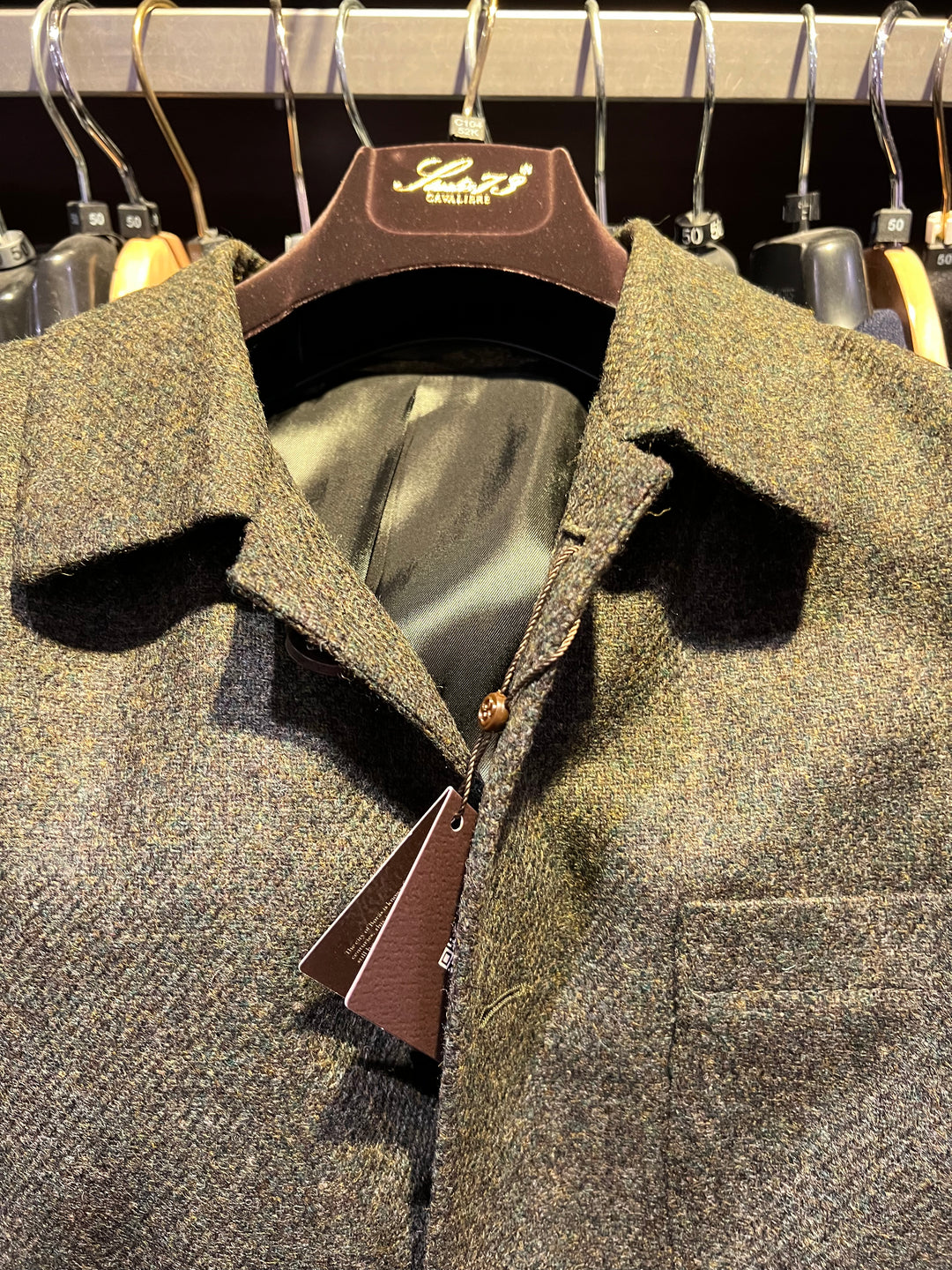 Overshirt Blazer i Tweed – Herrejakke