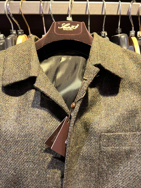 Overshirt Blazer i Tweed – Herrejakke