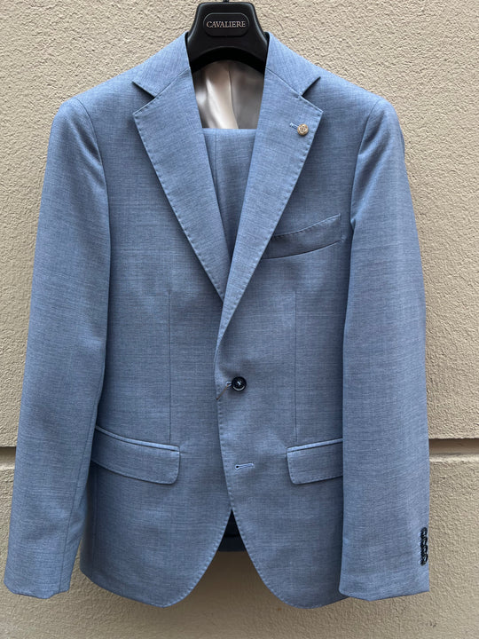 Baby blue men's suit