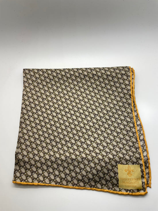 Hanky-Beige/Chains/Orange