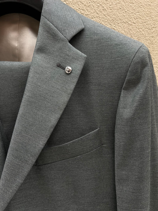 Petroleumsgrøn herrejakkesæt - Klassisk slim fit