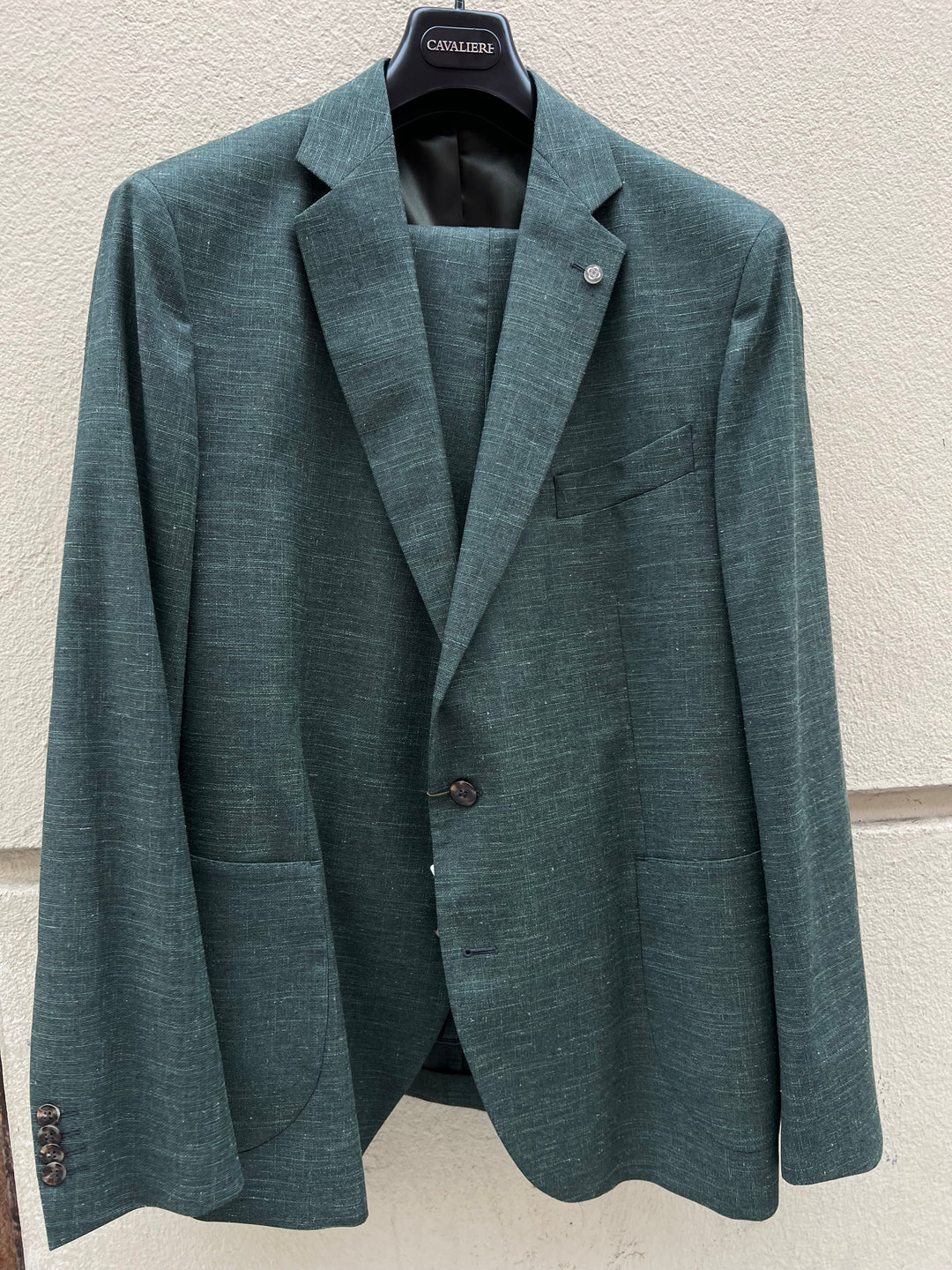 Skovgrøn herrejakkesæt - Klassisk slim fit