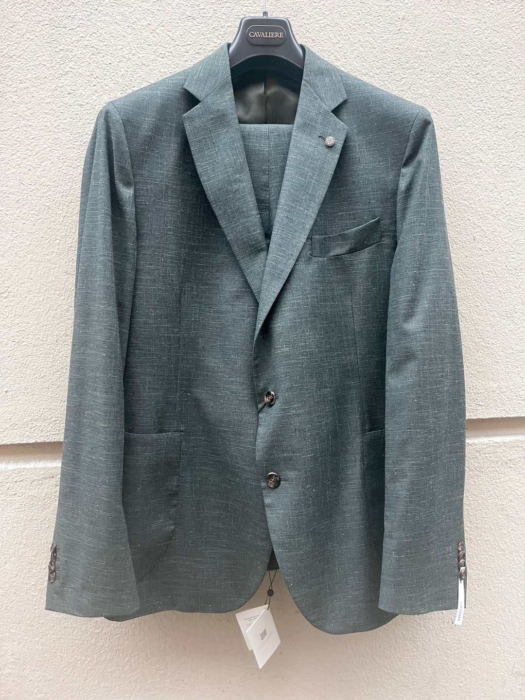 Skovgrøn herrejakkesæt - Klassisk slim fit