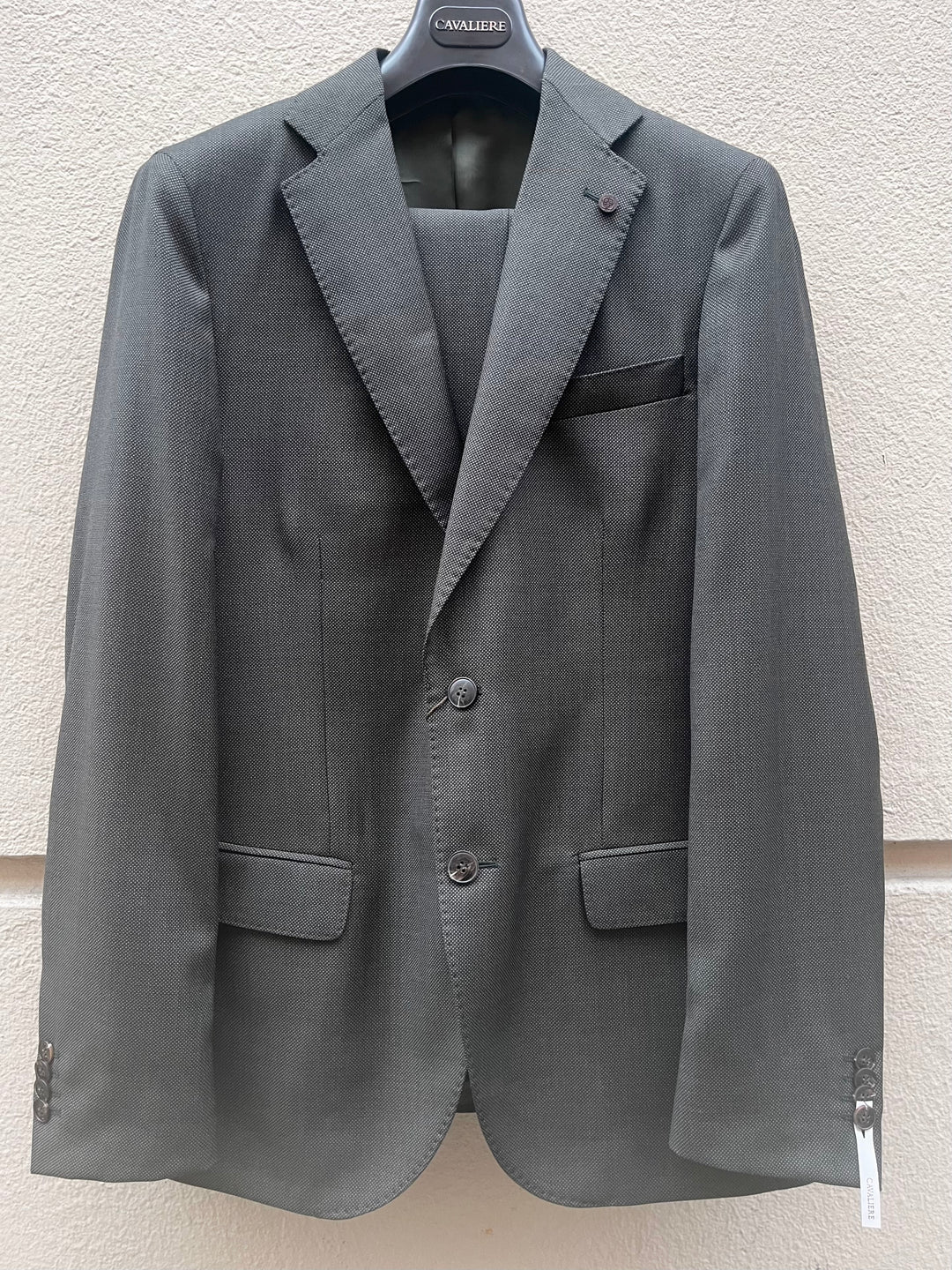 Green/Grey Birdseye Suit