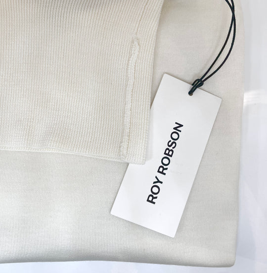 White Men's Turtleneck - 100% Merino wool