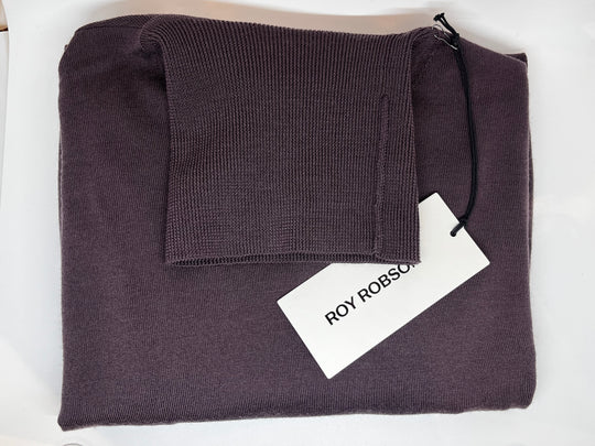 Brun Herre Rullekrave - 100% Merino uld
