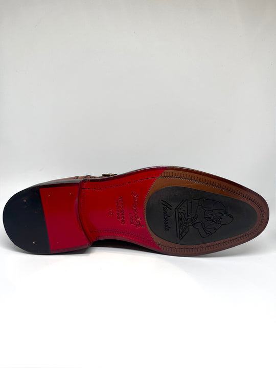 Double Monk Strap in Woven Leather - By David K