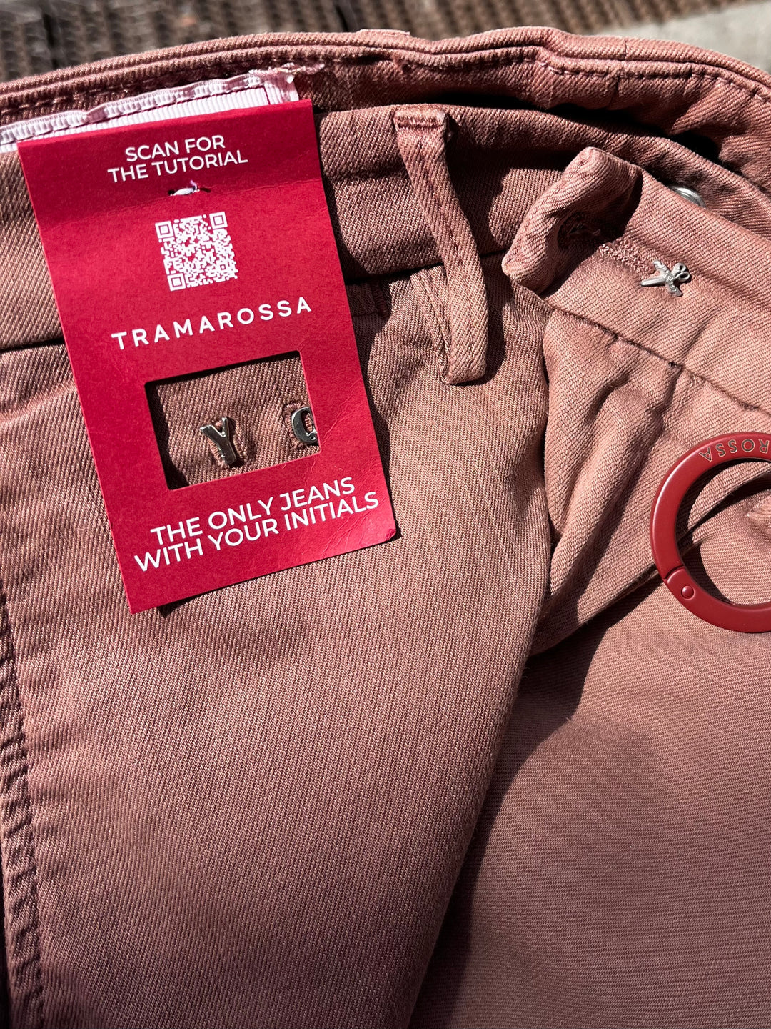 Dark Pink Men's Chinos in regular fit - LUIS