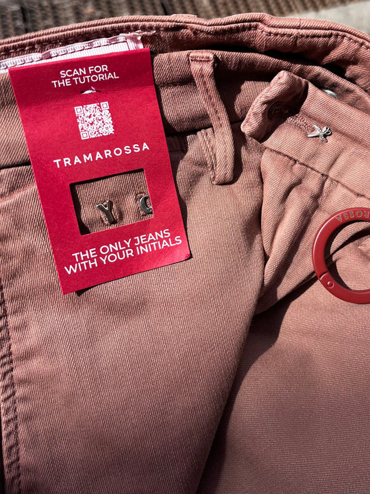 Dark Pink Men's Chinos in regular fit - LUIS