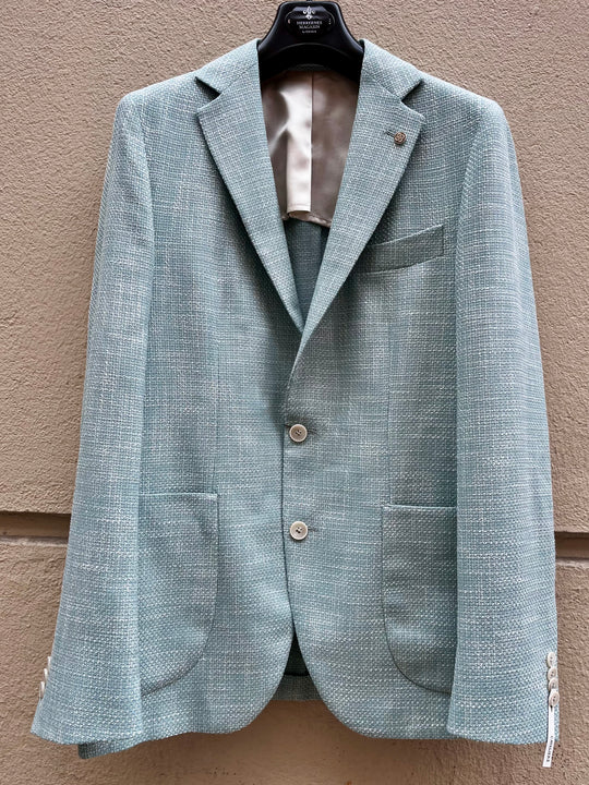 Unconstructed Blazer "CLIFF" in ice blue
