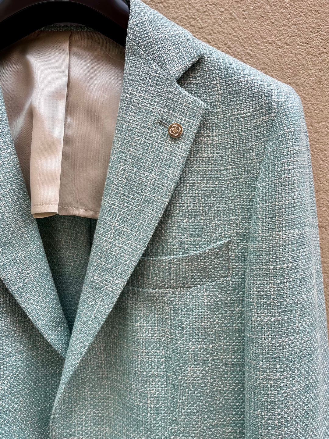 Unconstructed Blazer "CLIFF" in ice blue