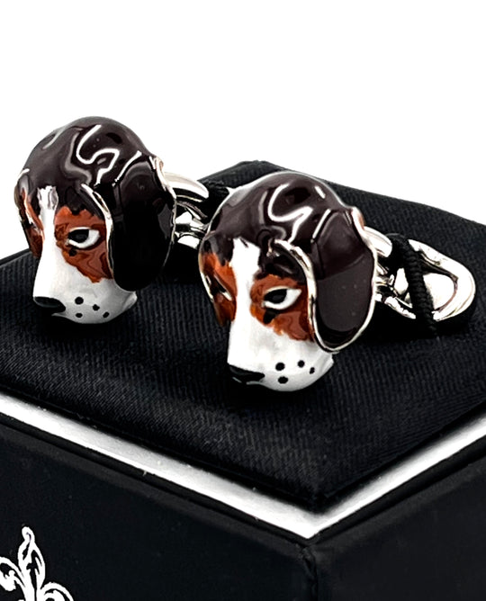 Beagle hund manchetknapper