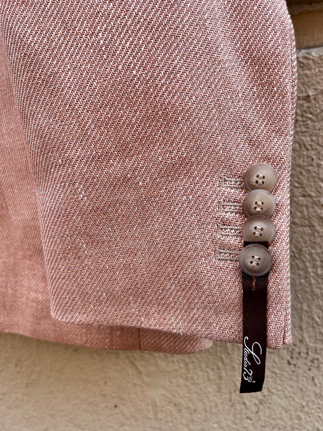 Apricot men's suit - notch lapel