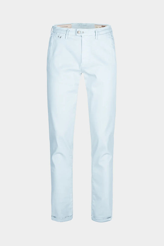 Light Blue Men's Chinos in regular fit - LUIS
