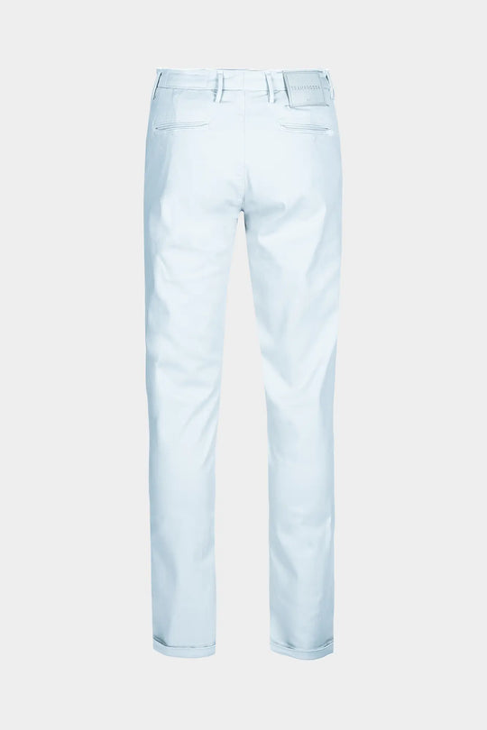 Light Blue Men's Chinos in regular fit - LUIS
