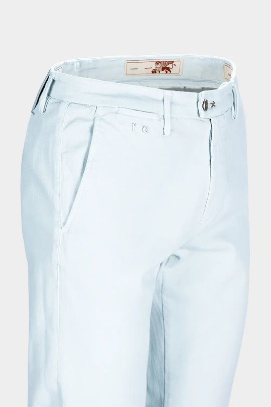 Light Blue Men's Chinos in regular fit - LUIS