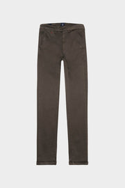 Chinos LUIS Regular fit i farven: COFFEE