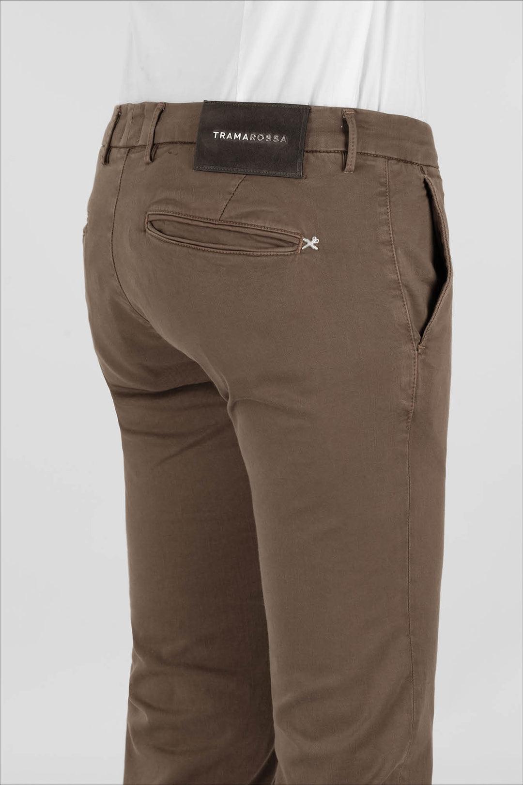 Chinos LUIS Regular fit i farven: TOPSOIL