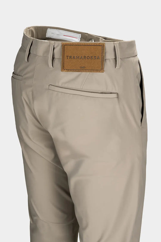 Italienske Chino Herrebukser Sand