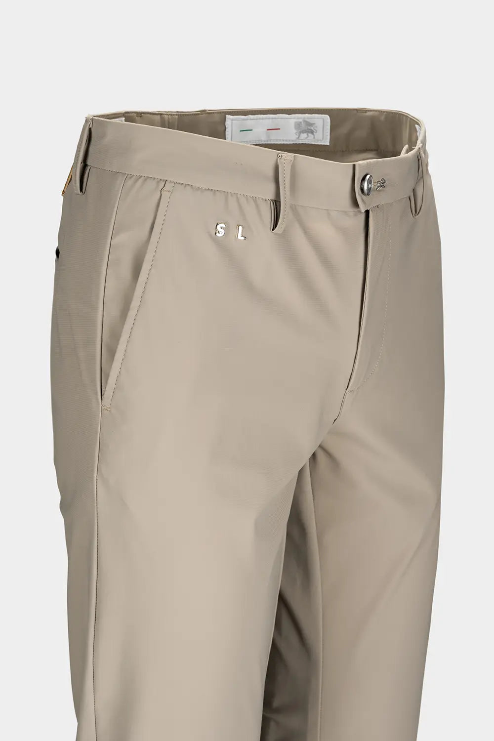 Italienske Chino Herrebukser Sand