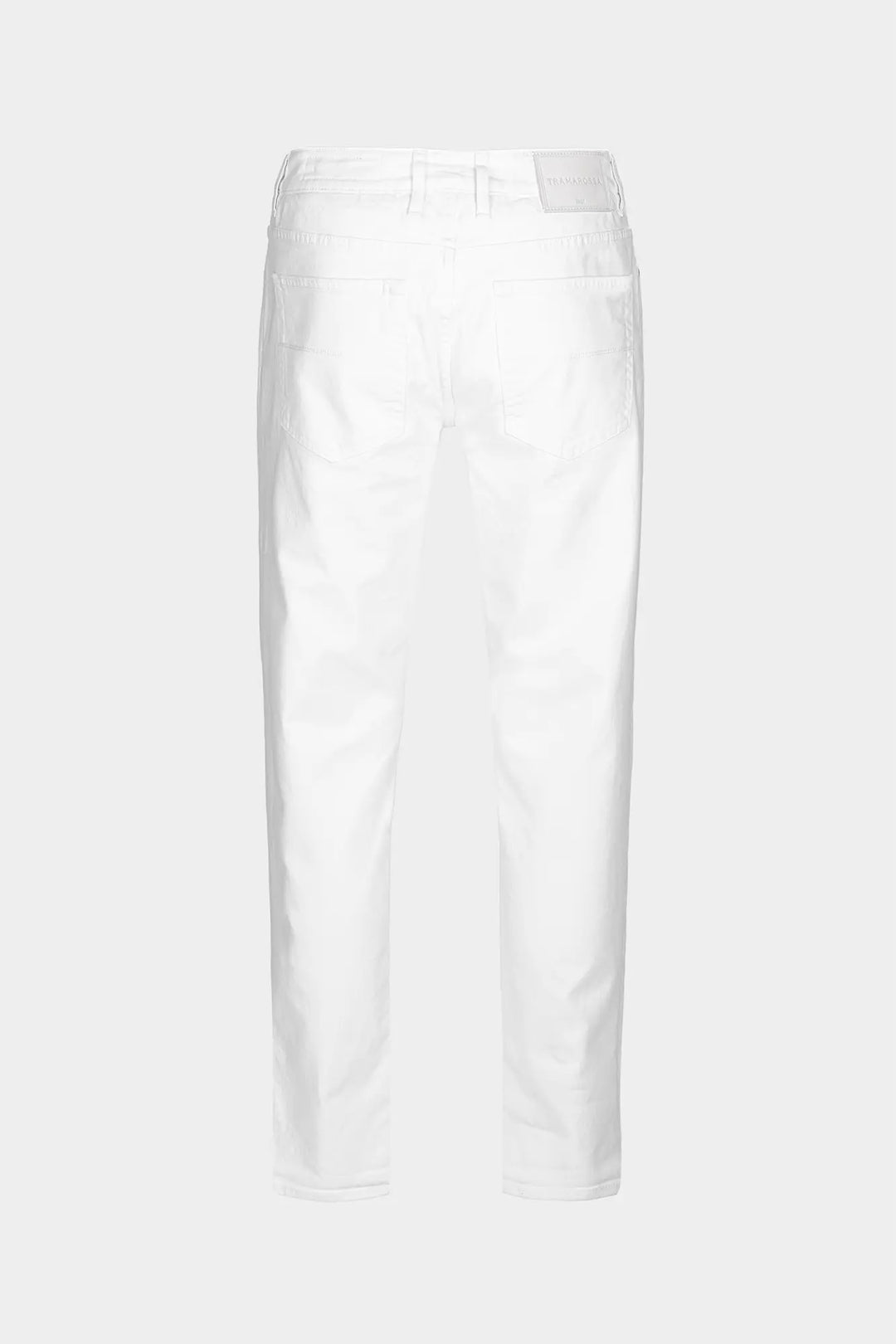 Hvide herrejeans i comfort stretch - slim fit